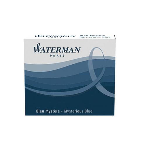 Waterman Short Ink Cartridge Mysterious Blue