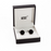 Montblanc Cufflinks Button Cover Onyx/Stainless Steel