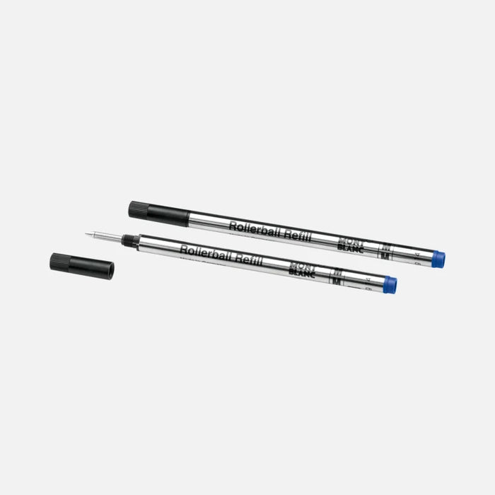 2 Rollerball Refills Medium, Royal Blue