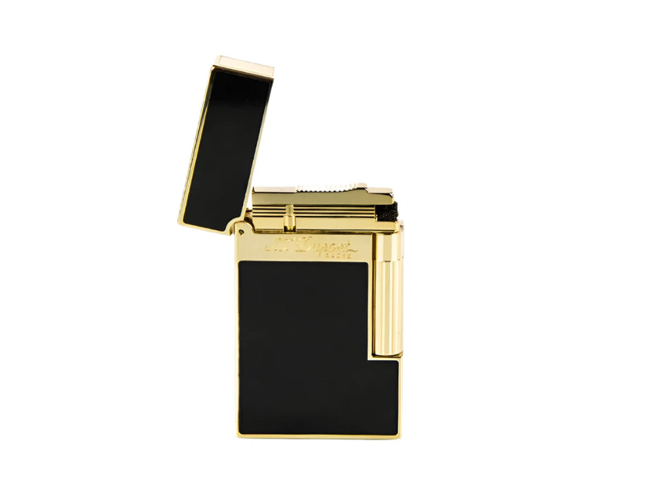 S.T. Dupont Ligne 2 Lighter-Black Lacquer & Gold