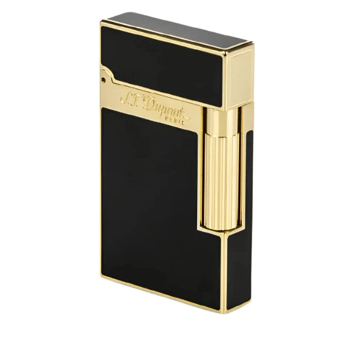 S.T. Dupont Ligne 2 Lighter-Black Lacquer & Gold