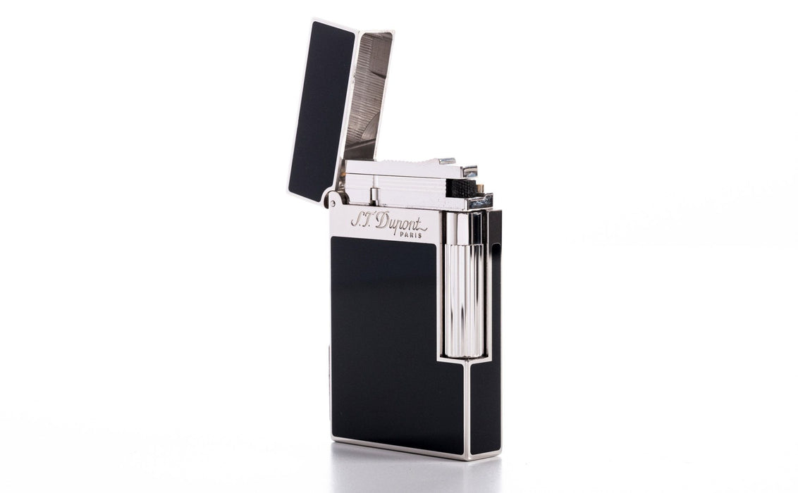 S.T. Dupont Ligne 2 Lacquered Lighter - Black/Palladium