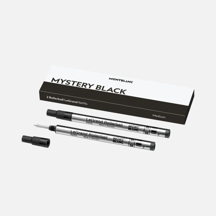 2 Fine Rollerball LeGrand Refills, Mystery Black