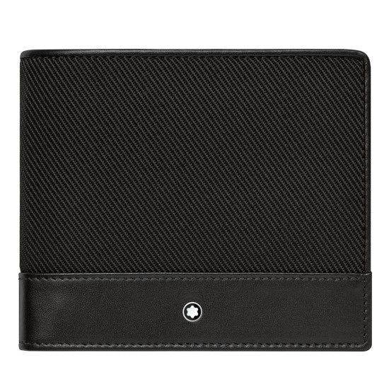 Montblanc Nightflight 4CC Wallet with Coin Pouch-Black