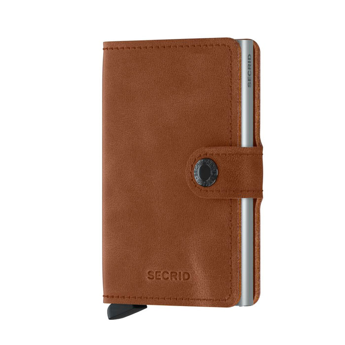 Secrid Mini Wallet Vintage Cognac-Silver