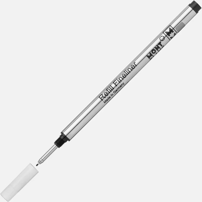 2 Fineliner Refills Medium, Mystery Black