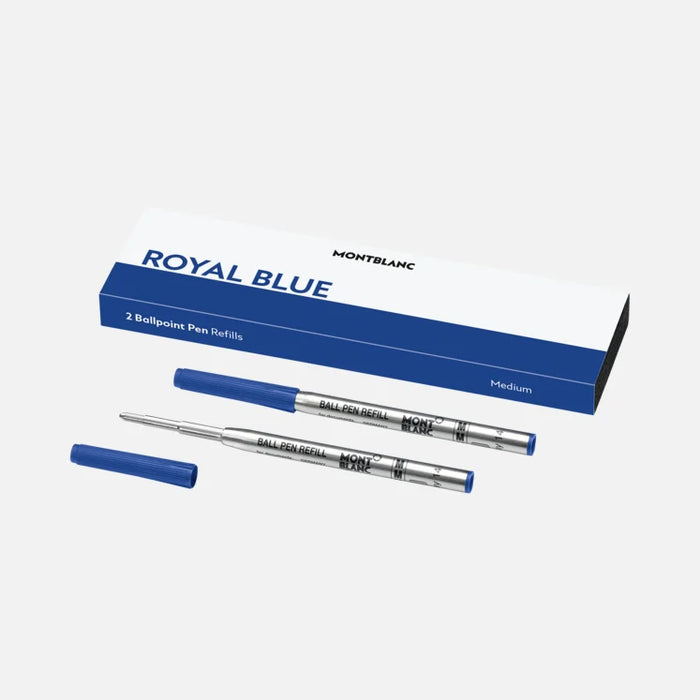 2 Ballpoint Pen Refills Fine, Royal Blue