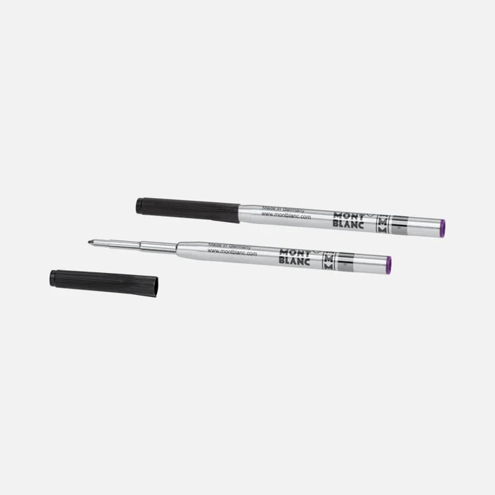 2 Ballpoint Pen Refills Medium, Amethyst Purple