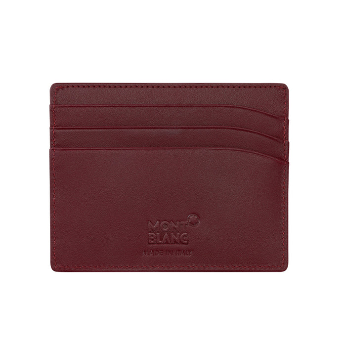 Montblanc Meisterstück Pocket 6CC Card Holder-Burgundy