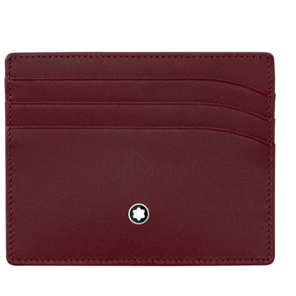 Montblanc Meisterstück Pocket 6CC Card Holder-Burgundy