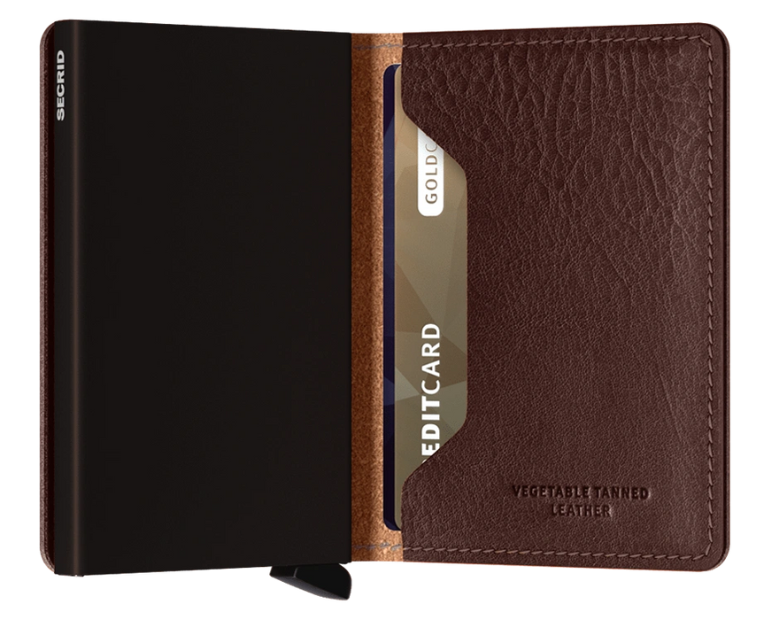 Secrid Slim Wallet Veg Espresso Brown