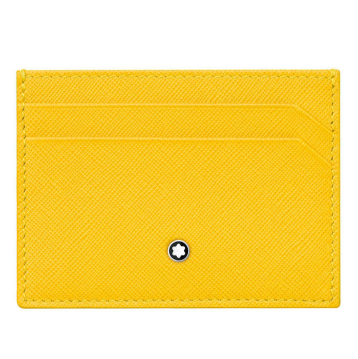 Montblanc Sartorial 5CC Pocket Card Holder-Yellow