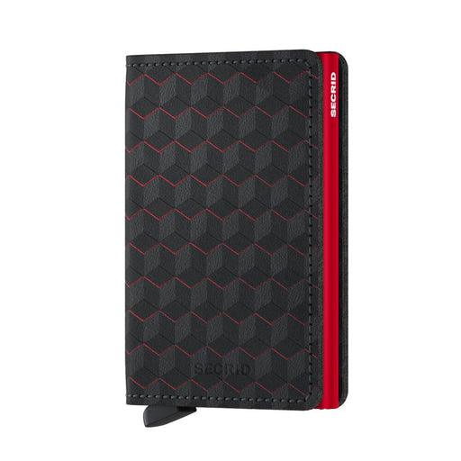 Secrid Slim Wallet Optical Black-Red
