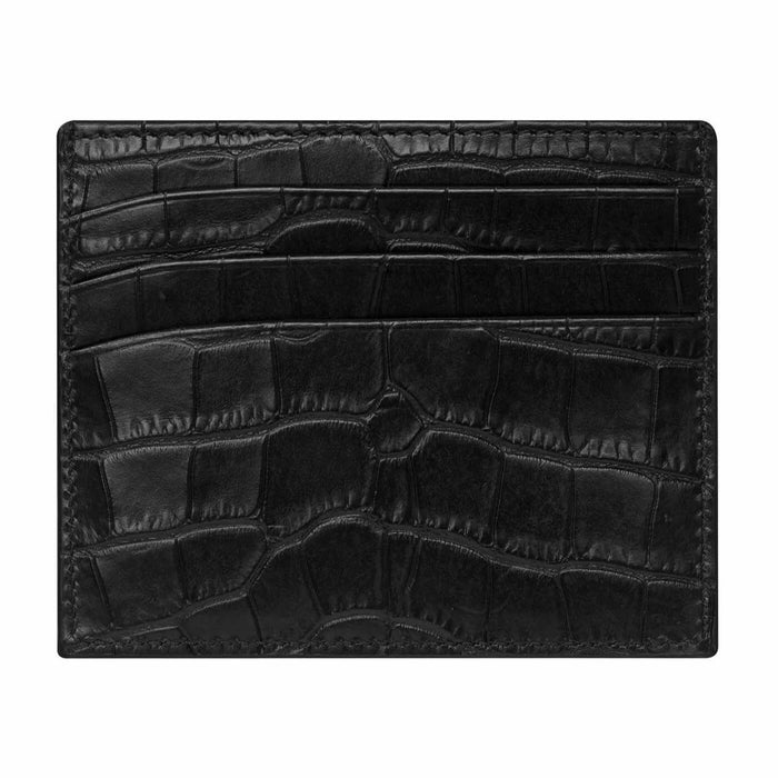 Montblanc Meisterstück Selection 6CC Pocket Card Holder-Black Alligator