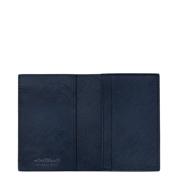 Montblanc Sartorial Leather Business Card Holder-Blue