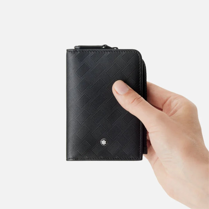 Montblanc Extreme 3.0 3CC Card Holder with Zipped Pocket-Black