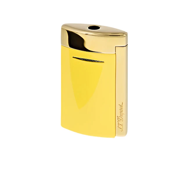 S.T. Dupont Minijet Lighter-Vanilla & Yellow Gold