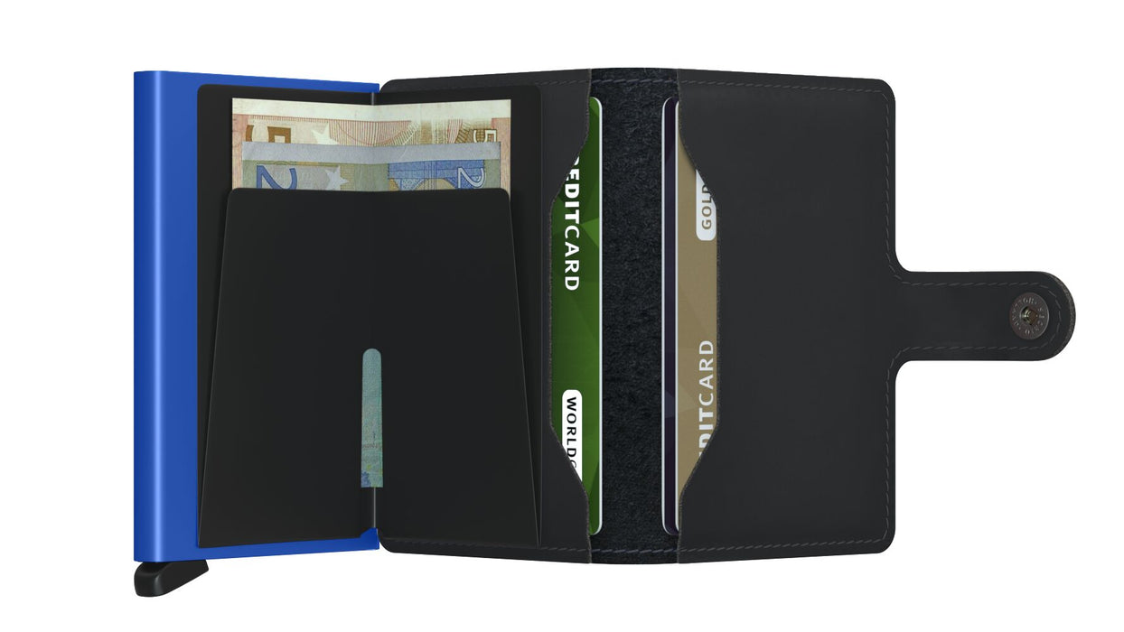 Secrid Mini Wallet Matte Black-Blue