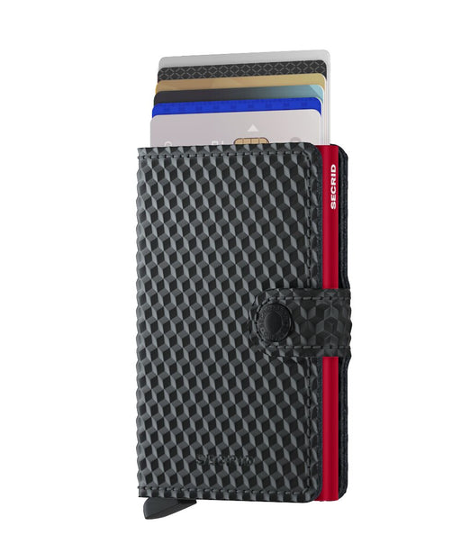 Secrid Mini Wallet Cubic Black-Red
