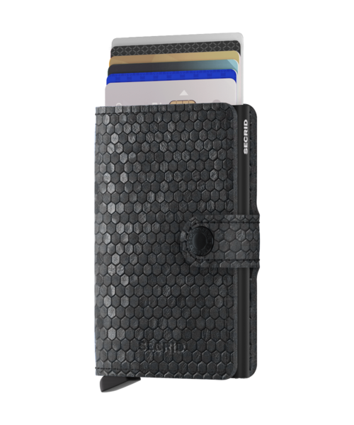 Secrid Mini Wallet Hexagon Black