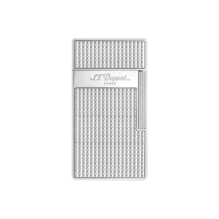 S.T. Dupont Biggy Lighter-Chrome Diamond Head