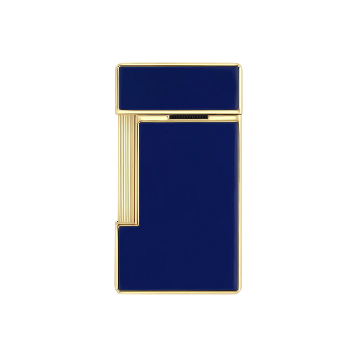 S.T. Dupont Slimmy Lighter-Indigo Blue Lacquer & Gold