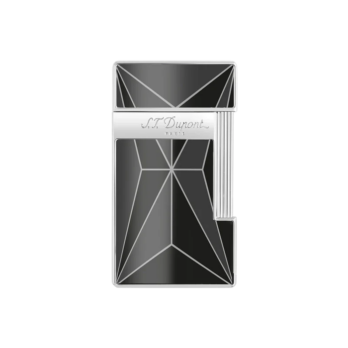 S.T. Dupont Slimmy Lighter- Black Lacquer Fire X