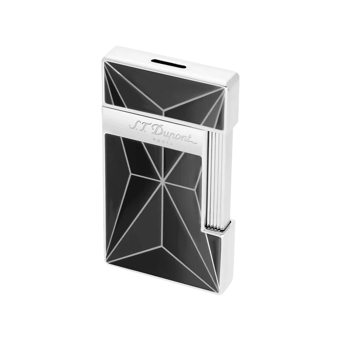 S.T. Dupont Slimmy Lighter- Black Lacquer Fire X