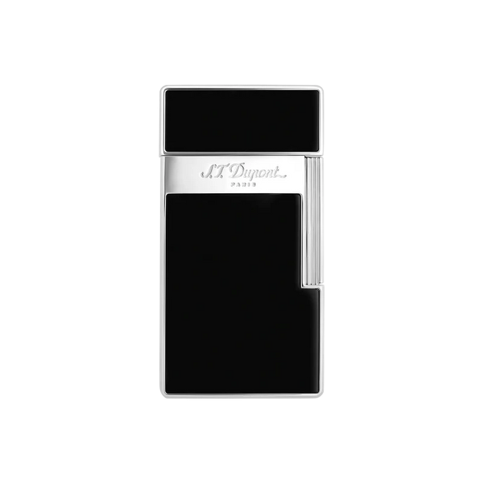 S.T. Dupont  Biggy Lighter-Black Lacquer & Chrome