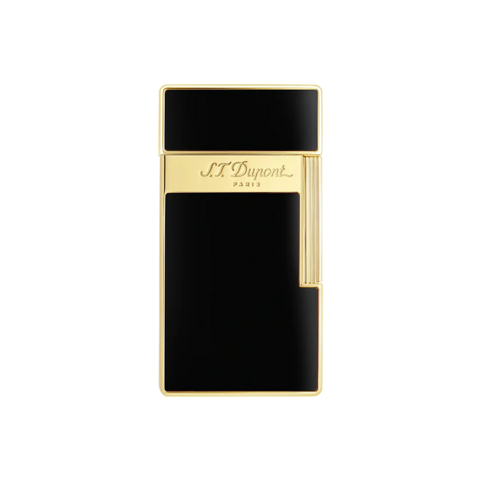 S.T. Dupont Biggy Lighter-Black Lacquer & Gold