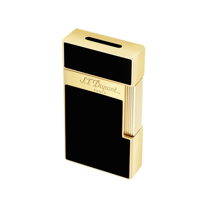 S.T. Dupont Biggy Lighter-Black Lacquer & Gold