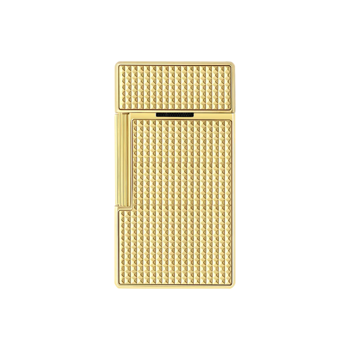 S.T. Dupont Biggy Lighter-Gold Diamond Head