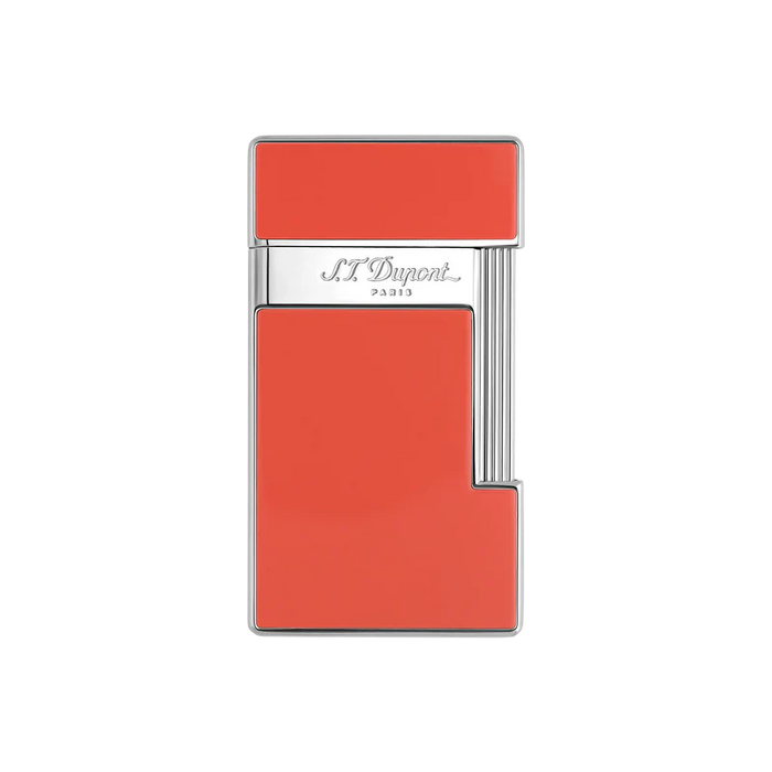 S.T. Dupont Slimmy Lighter-Coral Lacquer & Chrome