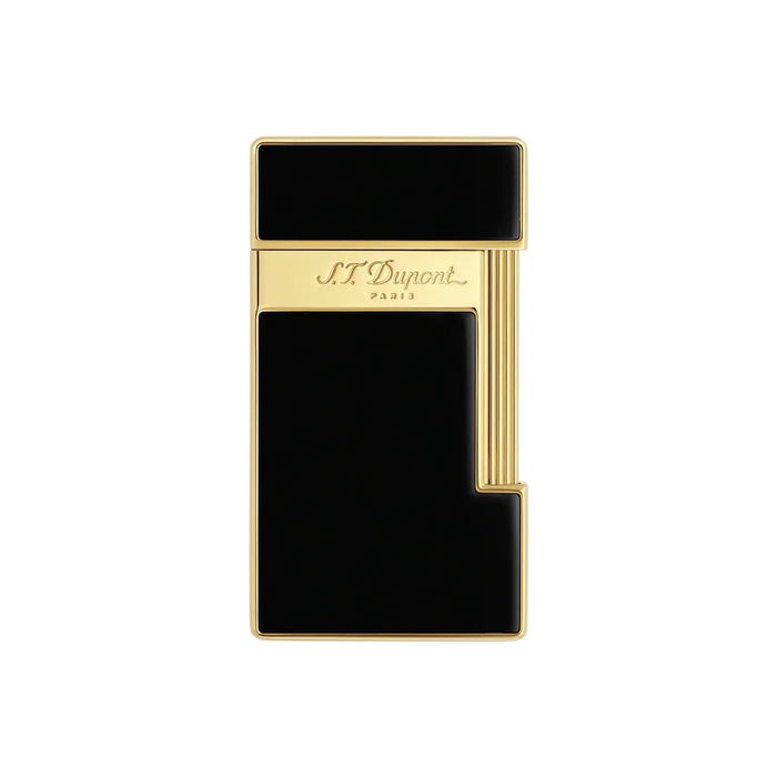 S.T. Dupont Slimmy Lighter-Black Lacquer & Gold