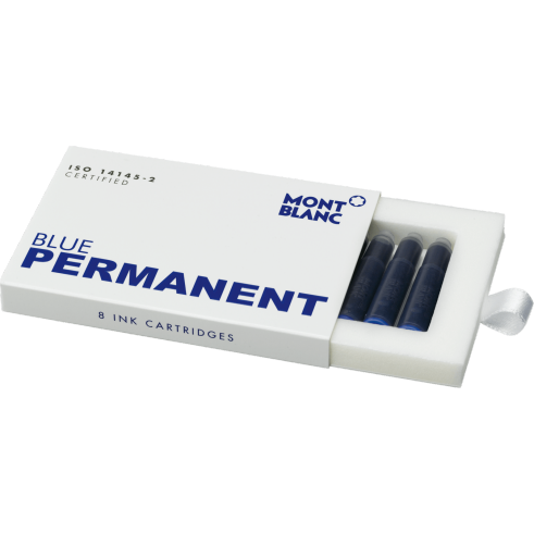 Permanent Blue Ink Cartridges