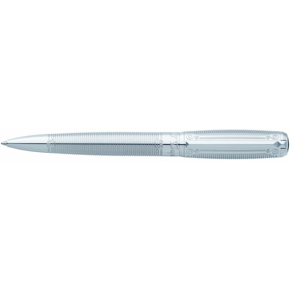 S.T. Dupont Line D Arabesque Metal Grey Ballpoint Pen