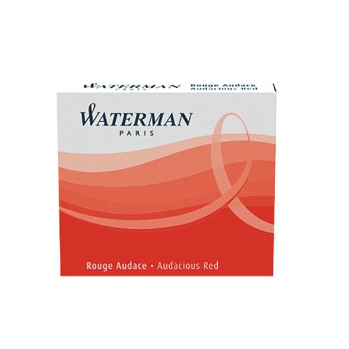 Waterman Short Ink Cartridge Audacious Red