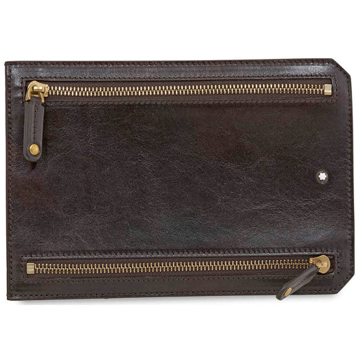 Montblanc 1926 Heritage Multicurrency Pouch- Dark Brown