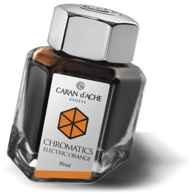 Caran d'Ache Electric Orange Ink Bottle
