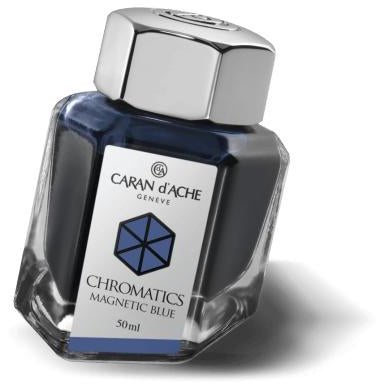 Caran d'Ache Magnetic Blue Ink Bottle