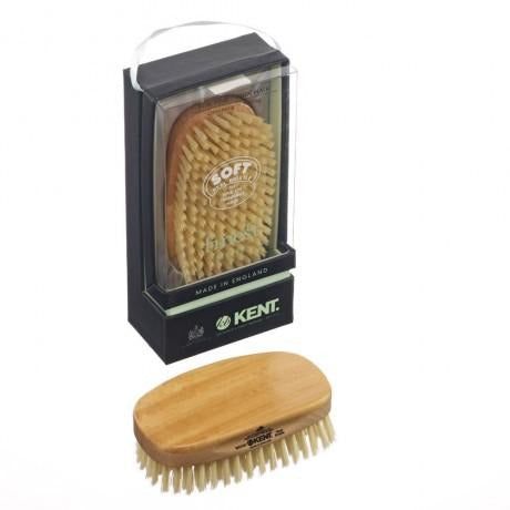 Kent MS23D Military Hair Brush Soft Bristles
