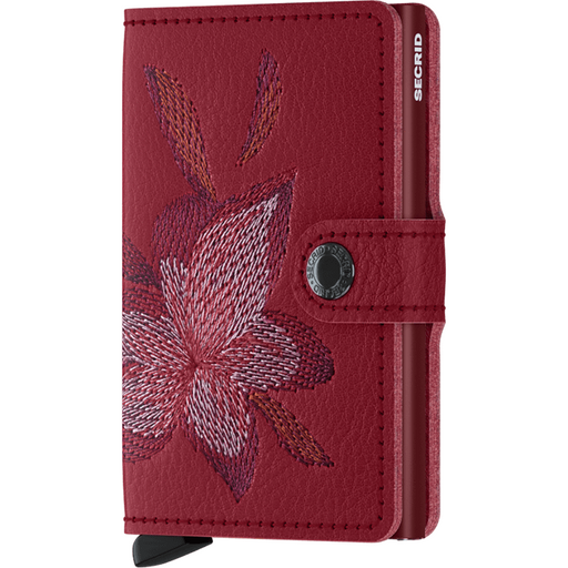Secrid Mini Wallet Stitch Magnolia Rosso