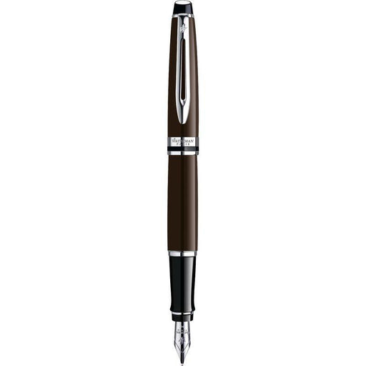 Waterman Expert Fountain Pen Deep Brown w/Chrome Trim